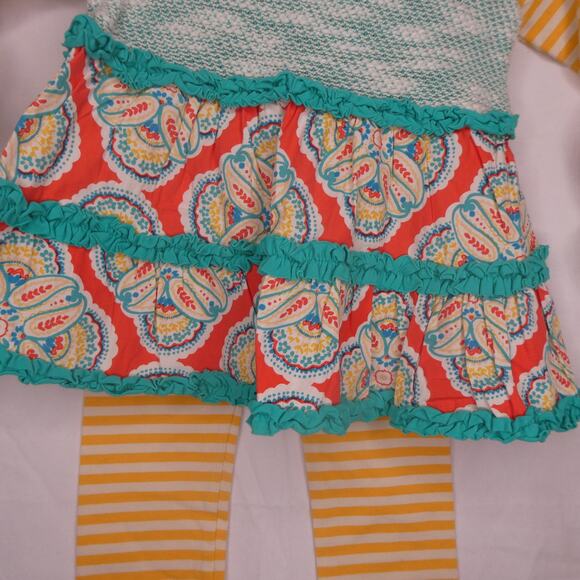 Counting Daisies Girls 24 months 2 piece Outfit Long-sleeved and pant set - Picture 3 of 10